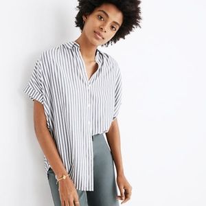 Madewell Central Button Down Shirt Ballard Stripe
